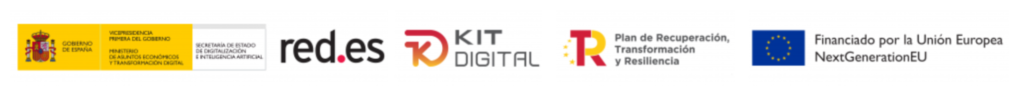 Kit Digital &middot; red.es &middot; Plan de Recuperación, Transformación y Resiliencia &middot; Unión Europea &middot; Financiado por la Unión Europea, NextGenerationEU
