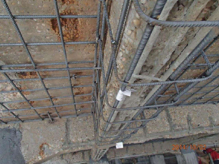 Evaluación de daños estructurales en una obra